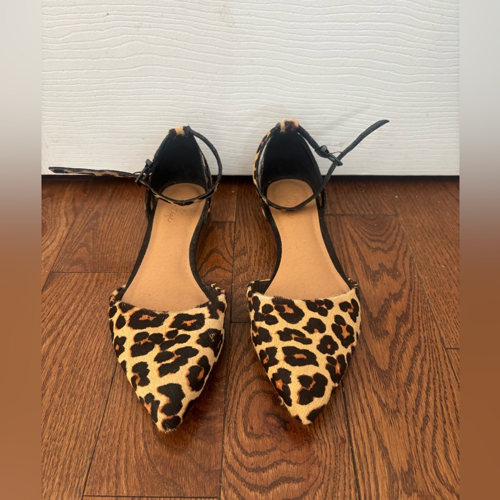 Crown Vintage Leopard Ballet Flats 7.5